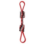 Hračka pro mazlíčky přetahovadlo pro psy gumové černé 34 cm, Wiky, W061394