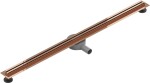 MEXEN - Flat 360 Slim žlab otočný 110 cm růžové zlato 1641110