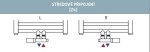 HOPA - TERM-SET, středový ventil (Z4) - Barva - Zlatá lesklá, Varianta - Levá RDTERMSETLZG