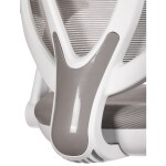 Dětská židle, výškově nastavitelná, šedá síťovina, KA-C806 GREY