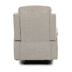 Polohovací křeslo, béžová, látka, TV-4086 LAN2