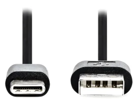Nedis USB-C černá / Datový kabel / USB-C - USB-A / USB 2.0 / 3 m (CCGL60600BK30)