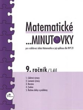 Matematické minutovky ročník/ díl