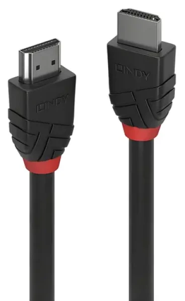 Lindy Black Line černá / HDMI kabel / 8K 60Hz / 5 m / záruka 10 let (36774)