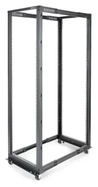 StarTech 42U Otevřený rack / Stojanový rozvaděč / 19" / 4-sloupkový / Nastavitelná hloubka 58–104 cm / Mobilní (4POSTRACK42)
