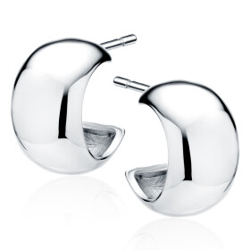 LUNICA Stříbrné náušnice MOOD 0952