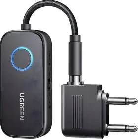 Ugreen CM671 černá / Bluetooth adaptér / Vysílač a přijímač / Bluetooth 5.2 / Jack 3,5 mm / 300 mAh (47937-0)