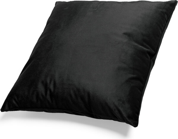 Mikroplyšový polštář 50x50 cm Černý