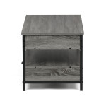 Konferenční stolek 100x50x48cm, mdf, šedý dub, CT-I1201 GREY