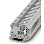 Phoenix Contact UT 6-TG 3046485 oddělovací svorka Pólů: 2 0.2 mm² 10 mm² šedá 50 ks