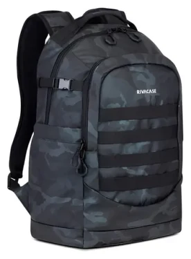 Riva Case Sherwood šedá camo / Batoh na notebook 15,6" / Voděodolný / 2 přihrádky (7631 NAVY CAMO)