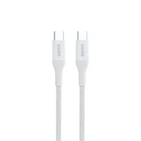 Epico pletený PD kabel USB-C na USB-C 2m bílá (9915141100001)