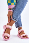 Dámské Sportovní Sandály Big Star LL274729 Růžové 36