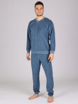 EVONA a.s. Pánské froté pyžamo P 1427 299 - Pánské froté pyžamo P 1427 299 299 4XL