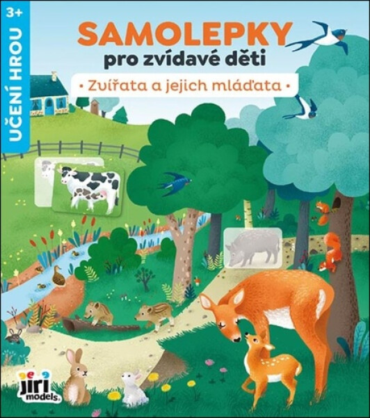 Samolepky pro zvídavé děti Zvířata a jejich mláďata