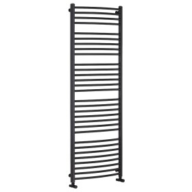 CERANO Koupelnový radiátor Stefano - boční připojení - 943W - černá matná - 1710x650 mm