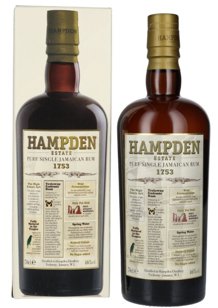 Hampden Estate 1753 Old Pure Single 0,7L 46% box (karton