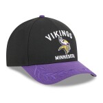 New Era Pánská kšiltovka Minnesota Vikings NFL 2025 Draft 9FORTY M-Crown A-Frame Snapback - Černá