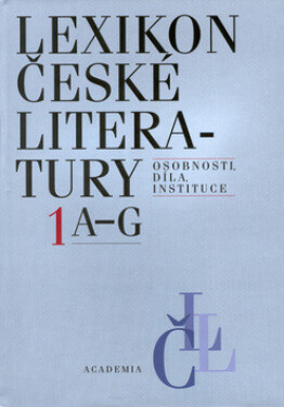 Lexikon české literatury 1 / (A-G) (poškozená)