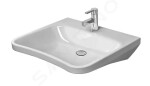 DURAVIT - DuraStyle Umyvadlo Med, 650x570 mm, s 1 otvorem pro baterii, s WonderGliss, alpská bílá 23306500001