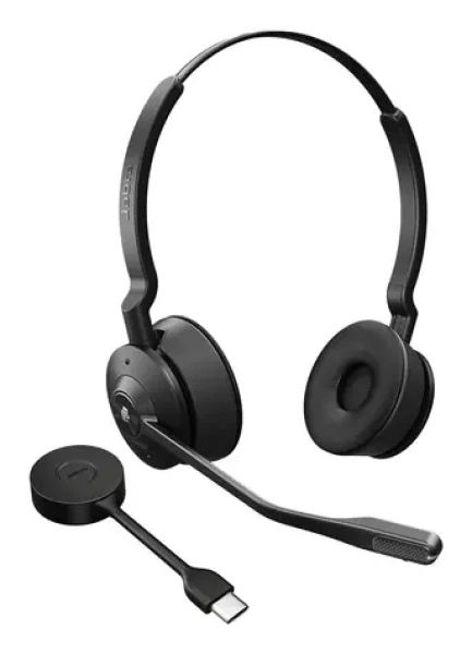 Jabra Engage 55 SE Stereo černá / stereo náhlavní souprava / mikrofon / USB-C / MS Teams (9659-470-111)