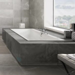 VILLEROY & BOCH - Squaro Edge 12 Vana Duo, 1900x900 mm, Quaryl, bílá UBQ190SQE2DV-01