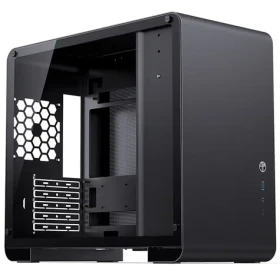 Jonsbo U4 Mini černá / mATX / 1x USB-A 3.0 / 1x USB-C 3.2 / bez zdroje / průhledná bočnice (U4 MINI BLACK)
