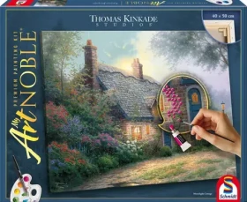SCHMIDT SPIELE Malování akrylem Thomas Kinkade: Moonlight Cottage