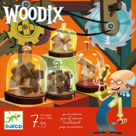 DJECO Woodix - sada 5 hlavolamů