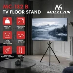 MC-182 B černá podlahový stojan pro TV / Podlahový stojan pro TV / 37-80" / VESA 600x400 mm / nosnost 60 kg (MC-182 B)