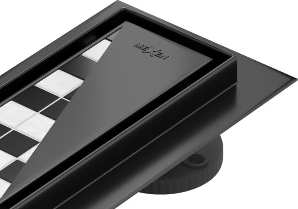 MEXEN - Flat M13 odtokový žlab 2v1 80 cm černá 1710080-15