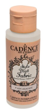 Textilní barva Cadence Style Matt Fabric - zelenohnědá / 50 ml