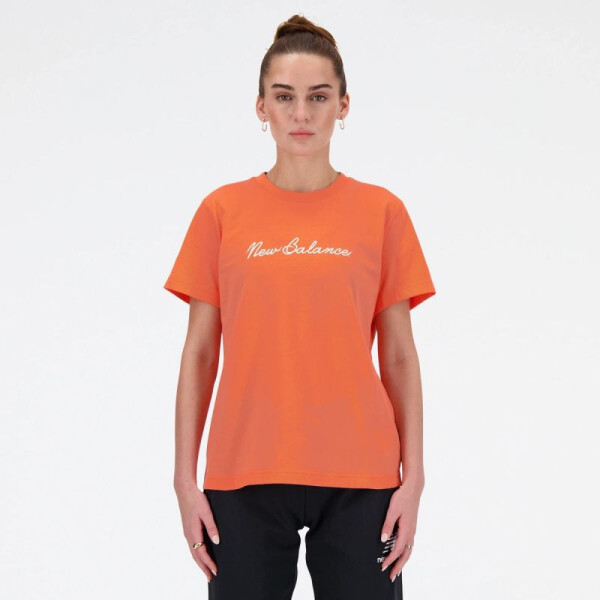 Tričko New Balance S/S Script Tee Gfr W WT41909GFR m