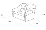 BRADOP Pohovka TIVOLI P018
