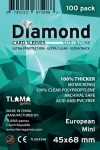 TLAMA games Obaly na karty Diamond Azure: European Mini (45x68 mm) (80 mikronů, 100 ks)