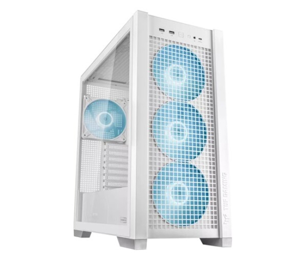 ASUS case TUF GAMING CASE (GT302) TG, Mid Tower, 4x 140mm ARGB Fan, bílá EDF_1887352