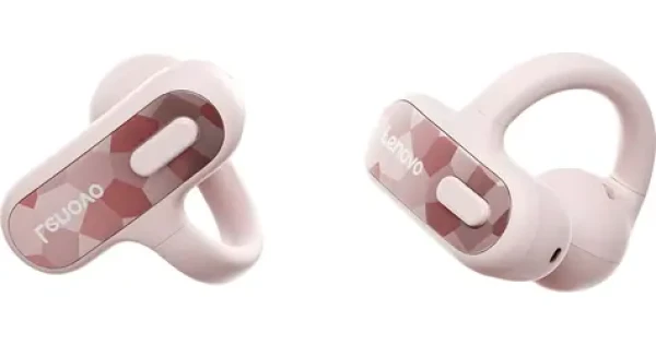 Lenovo Open-Ear Clip-on Earbuds X500 růžová / Bezdrátová sluchátka / Za uši / Bluetooth / mikrofon (GXD1U68429)