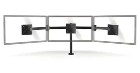 Nedis Stojan k monitoru Full Motion / Stojan k monitoru / 3 obrazovky / 14-24" / VESA 75x75, 100x100 mm (ERGOTMM100BK)