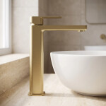 REA - Umyvadlová baterie Arlo Brush Gold, vysoká REA-B0977