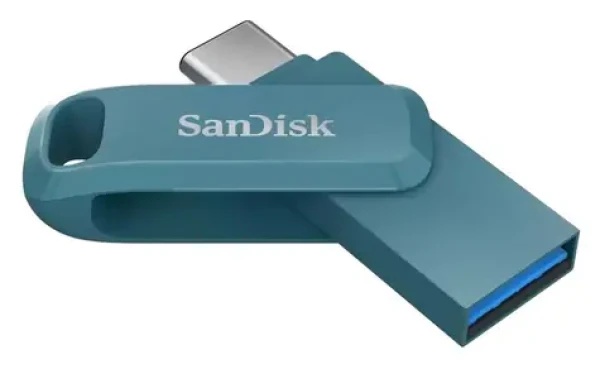 SanDisk Ultra Dual Drive Go 128GB modrá / Flash disk / USB-A + USB-C / čtení až 400 MB/s (SDDDC3-128G-G46NBB)