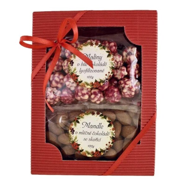 Dárkový balíček Vánoční dobroty červený