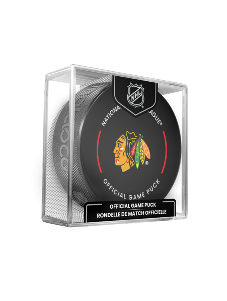 Inglasco / Sherwood Puk Chicago Blackhawks Official Game Puck 2022-2023