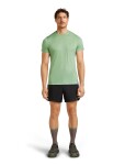 Pánské merino triko s krátkým rukávem ICEBREAKER Mens 125 Cool-Lite Speed SS Tee, Seaglass velikost: XL