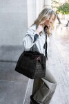 Cestovní taška Reisenthel Allrounder M Bouclé black