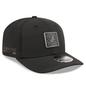 New Era Pánská kšiltovka Detroit Lions NFL Black 2026 Training Camp 9SEVENTY Stretch-Snap