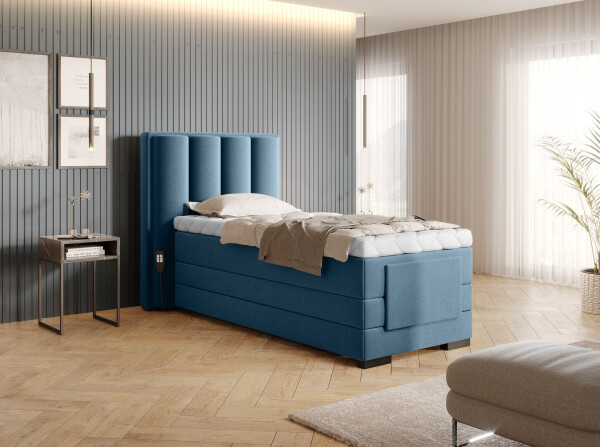 Boxspring Veros 90 Rozměr: 90 x 200 cm, látka: Savoi 38