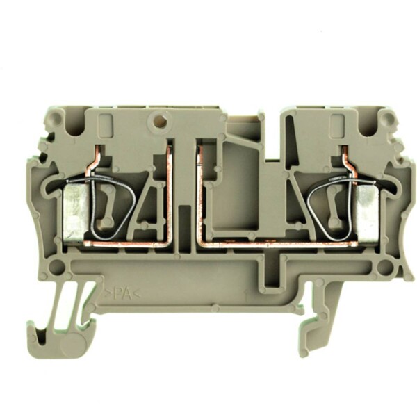 Weidmüller 1831130000 zkušební oddělovací řadová svorka pružinová svorka Tmavě béžová 100 ks