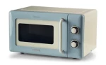 Ariete 3960BL Vintage krémová/modrá / Mikrovlnná trouba / 800 W / 20 l / 5 úrovní výkonu (3960BL)