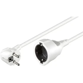 MicroConnect Prodlužovací kabel Schuko M-F bílá / Prodlužovací kabel / 5 m / 16 A (PE140500W)