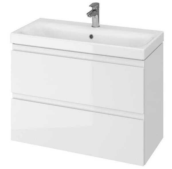 Koupelnová skříňka s umyvadlem Cersanit Moduo 79,5x57x37,5 cm bílá S801-225-DSM S801-225-DSM